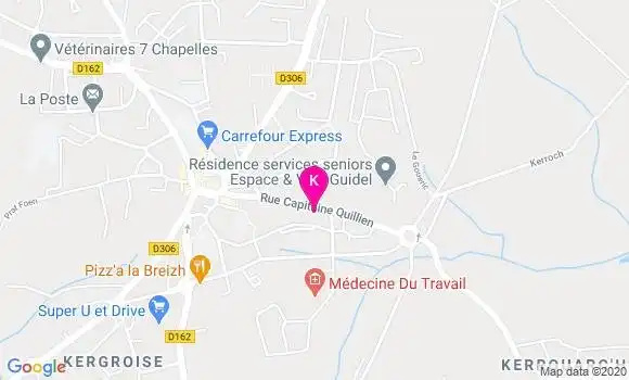 Localisation Yann Brustiec