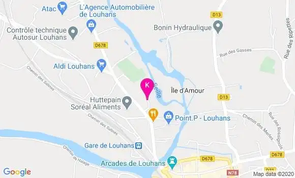 Localisation Jean Claude Bernard