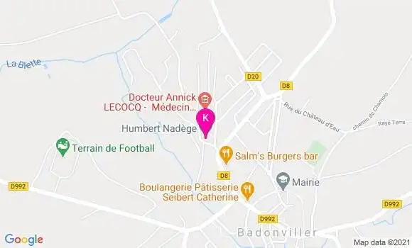 Localisation Nadege Humbert