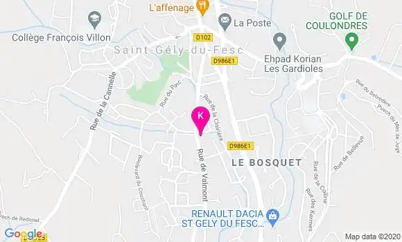 Localisation Christophe Belat