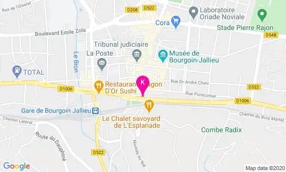 Localisation Nadine Buttin