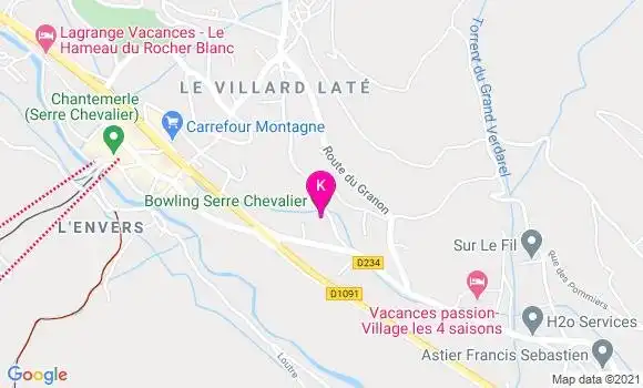 Localisation Serge Dantonnel
