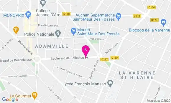 Localisation Alice Gazaniol