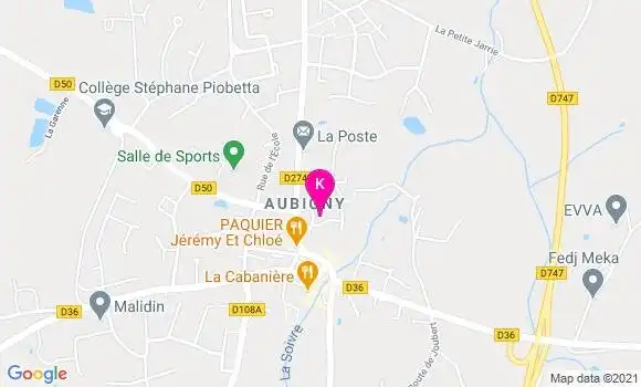 Localisation Marie Boussonniere