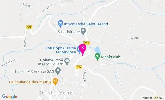Localisation Thiphaine Girard