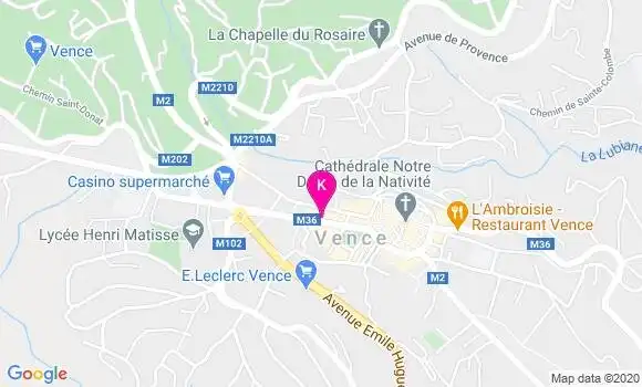 Localisation Chantal Laurella Jacquot