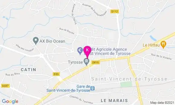 Localisation Jean Bernard Vallet