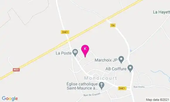 Localisation Florence Viard Lequebin