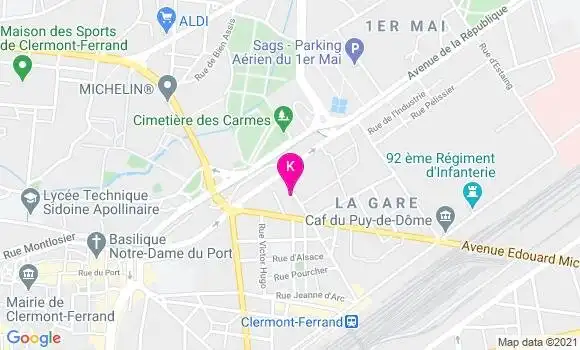 Localisation Jerome Mielcarek