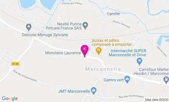 Localisation Laurence Monclaire