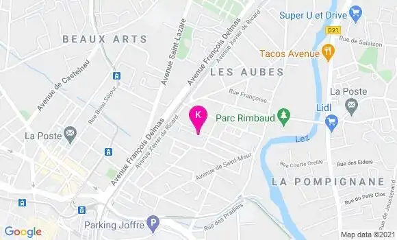 Localisation Frederic Faucher