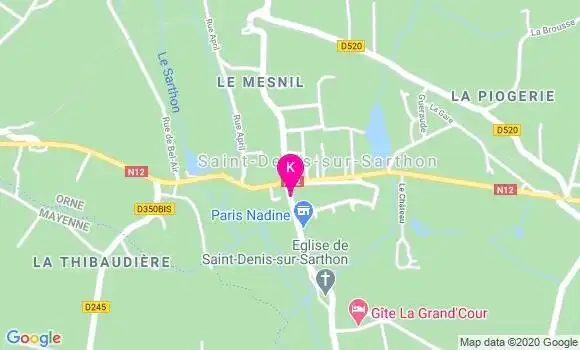 Localisation Nicolas Brossay