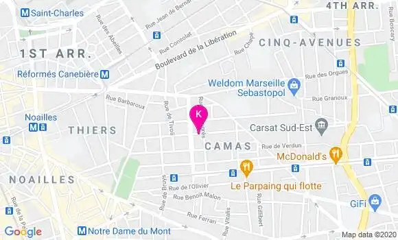 Localisation Marie Baudon