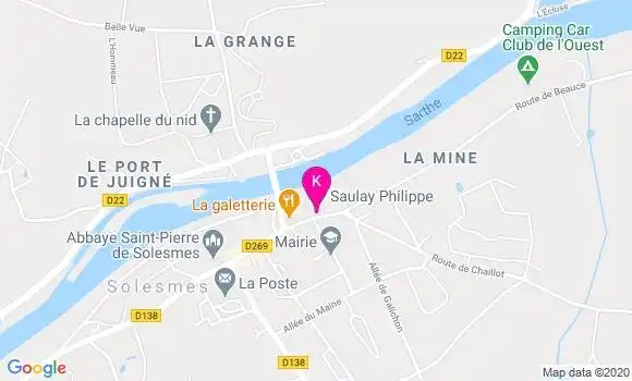 Localisation Philippe Saulay