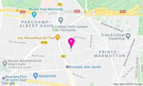 Localisation Nathalie Francoy