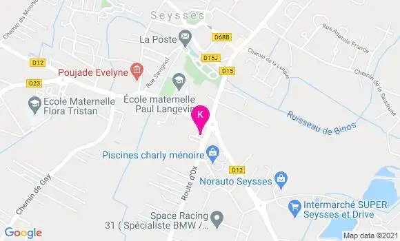 Localisation Amandine Saudes