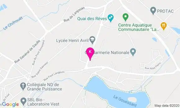 Localisation Thierry Bigot