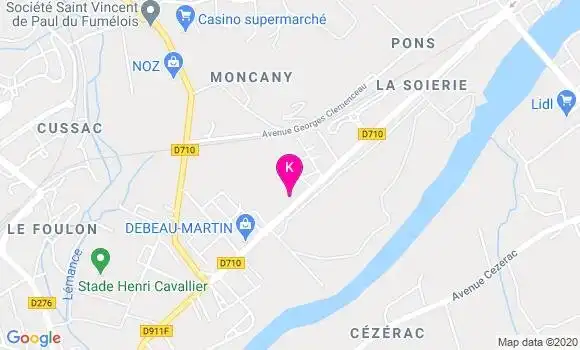 Localisation Charlotte Rigal