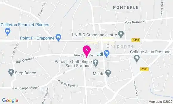 Localisation Catherine Polloce Legrand