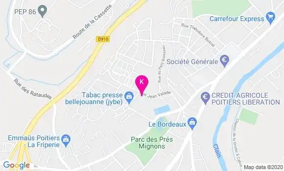 Localisation Laurence Petitjean Thiaudiere