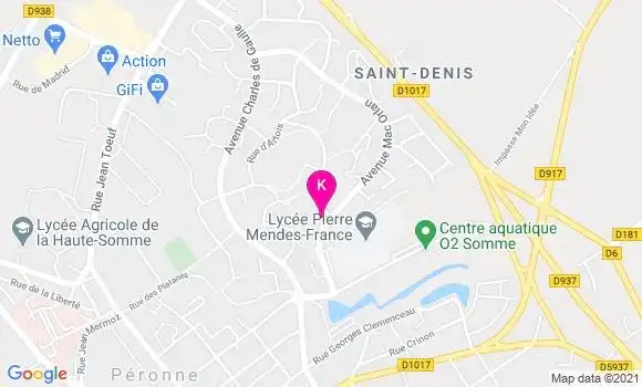 Localisation Caroline Griere