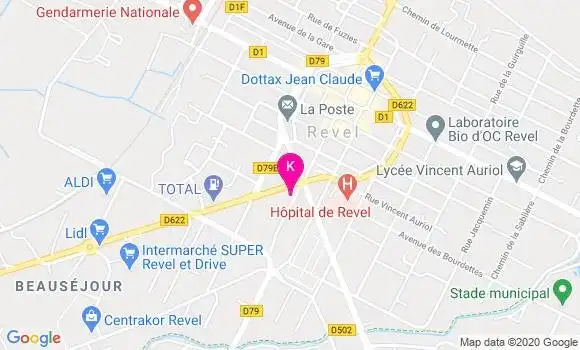 Localisation Arnaud Castet