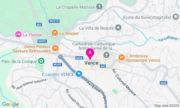Localisation Catherine Voncina