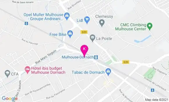 Localisation Caroline Rudi