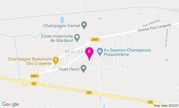Localisation Agathe Geoffroy