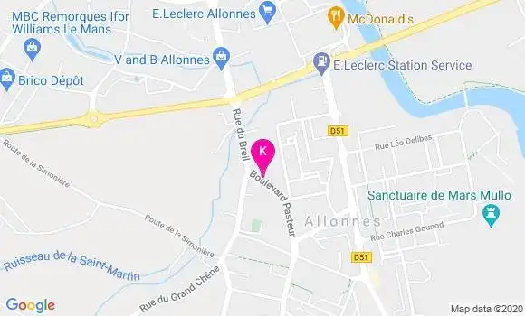 Localisation Stephane Tirot