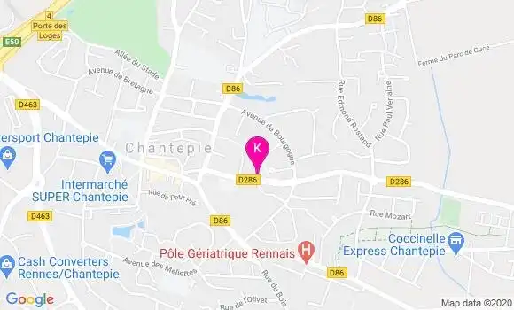 Localisation Yves Timonnier