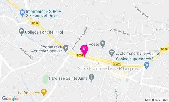 Localisation Catherine Tremeau Fongond