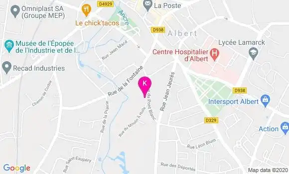 Localisation Claire Lyse Denis