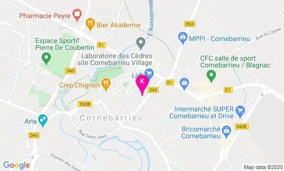 Localisation Genevieve Colombe