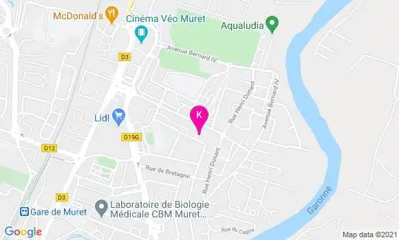Localisation Marion Boures