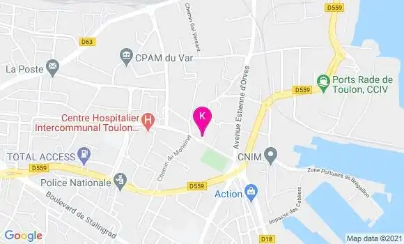 Localisation Caroline Deschaumes