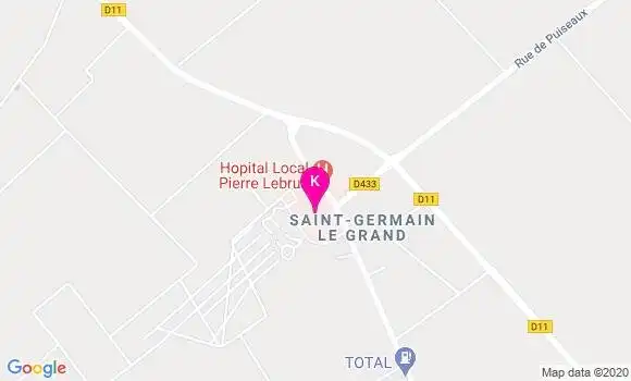 Localisation Jean Baptiste Poulignier