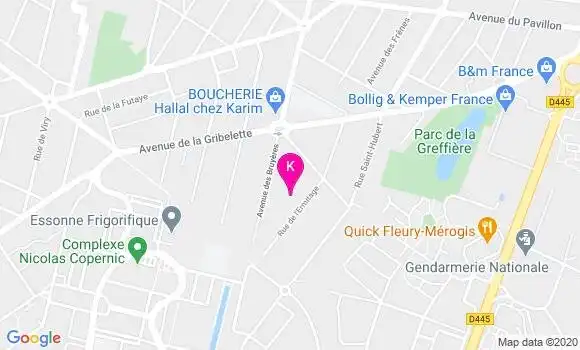 Localisation Isabelle Aulin Talbot