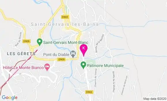 Localisation Anne Marie Romand