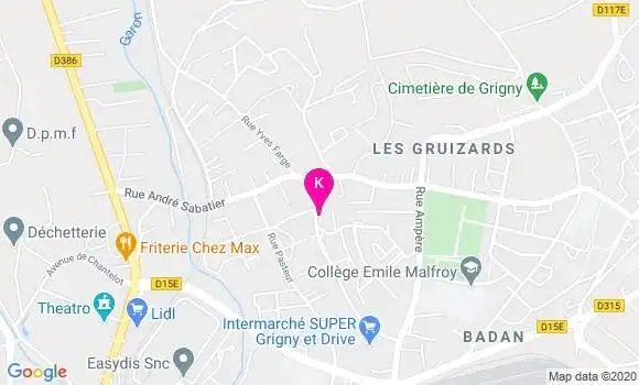 Localisation Caroline Geminet