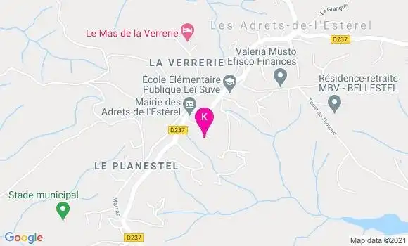 Localisation Camille Juppet