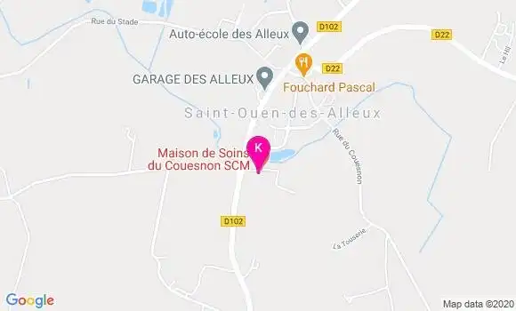 Localisation Fabien Le Strat