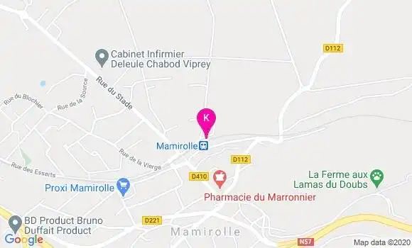 Localisation Marion Rougeot