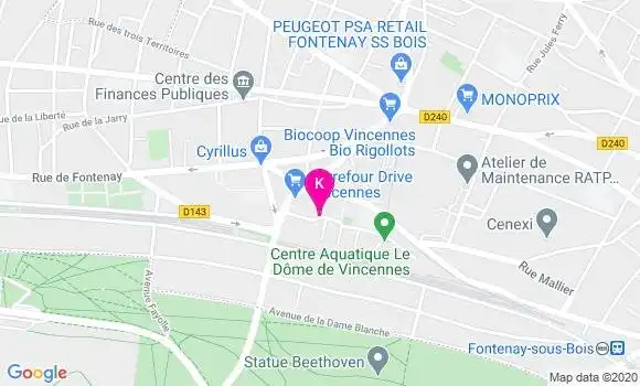Localisation Sandie Ouvry