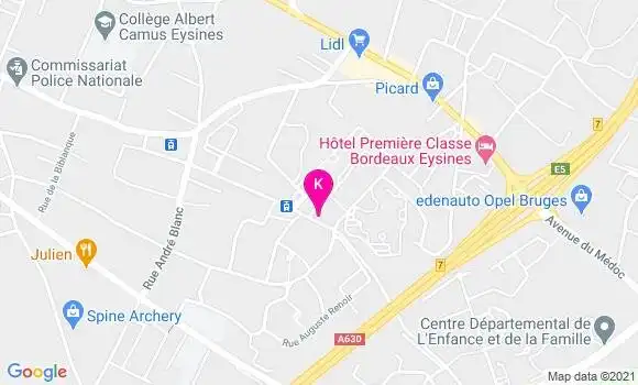 Localisation Claire Pennaforte De Bazin