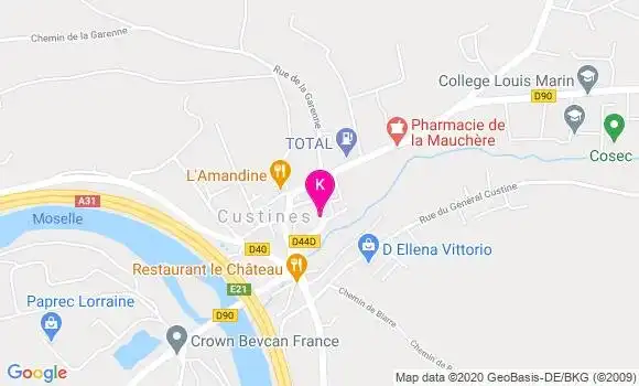 Localisation Marie Lea Thomas