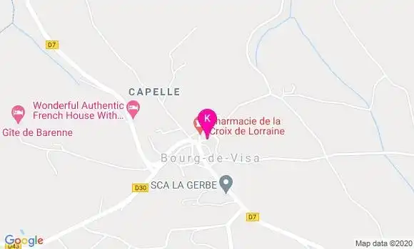 Localisation Laure Pages Cid Garcia