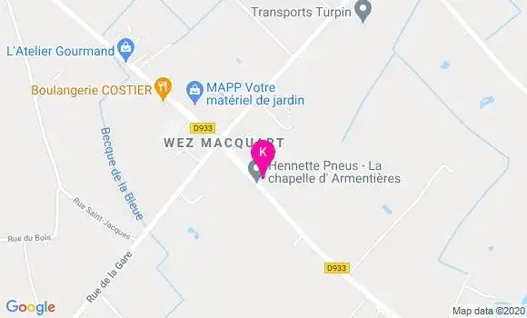 Localisation Claire Delhors