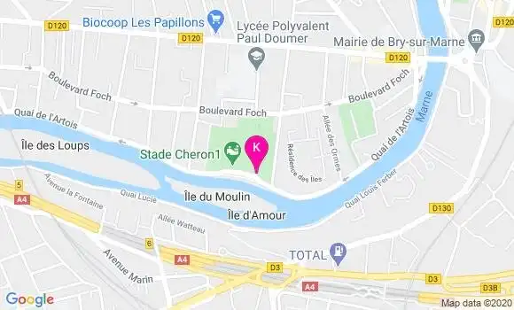 Localisation Marine Liliane Gaignon