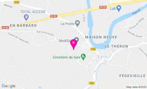 Localisation Jean Philippe Laguerre